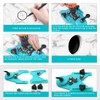 Swpeet 13Pcs Tile Hole Saw Set, Including 10Pcs 0.23-3.15 inch