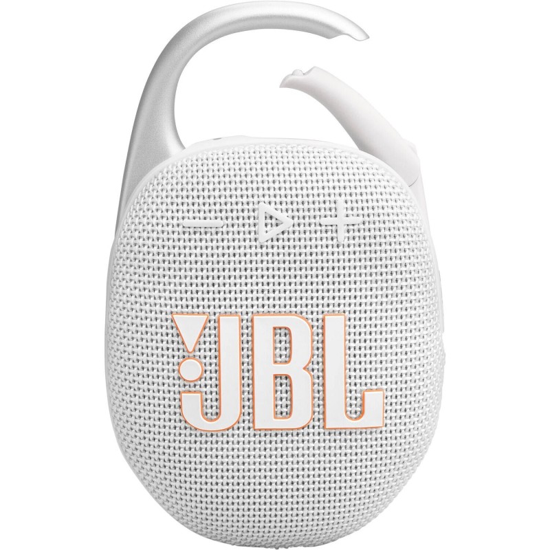 Universal JBL Clip 5 Portable Waterproof Bluetooth Speaker (White)