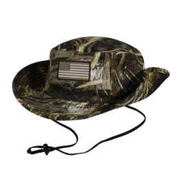 Paramount Outdoors Camo Duck Hunting Bucket Hat Cotton Canvas (Realtree Max5)
