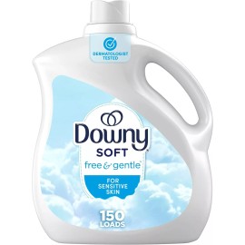 Downy Free & Gentle Fabric Softener (Fabric 111 Fl Oz (Pack of 1)
