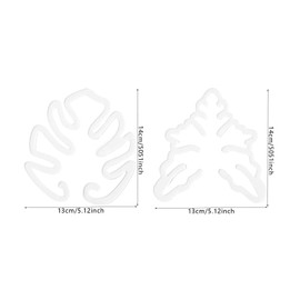 4 Pcs Turtle Shell Bamboo Clamp Set，Sturdy Turtle Shell Clamp Set for Garden Flower Stems，Plant Stem Holder Support Kit for Gardens，Bamboo Plant Stem Support for Gardeners or Home (2 Styles)