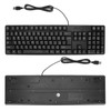 Computer Keyboards Ergonomic Design Durable USB Wired Arabic English Mechanical