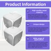 24 Pcs Black Metal Corner Protectors - Heavy Duty Steel,