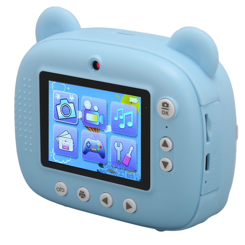 Instant Camera 2.4in IPS Screen Dual 24MP Camera USB Charge