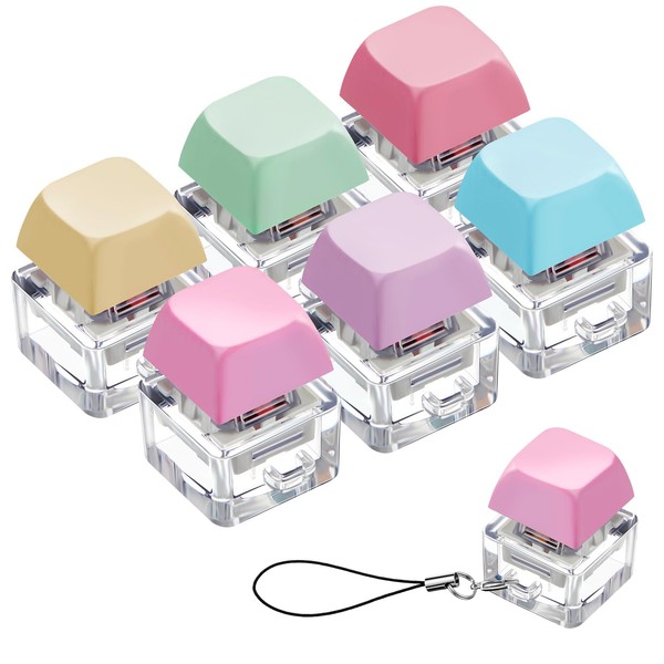 Taiyin Taiyin 6 Pcs Keyboard Fidget Toy Fidget Clicker Keyboard