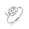 Philip Jones Silver Plated Chakra Tree of Life Ring Created