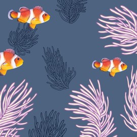 Tischdeko Pack of 20 napkins clown fish animal maritime