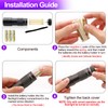 Black Light UV Flashlight,Vansky Blacklight 12 LED Urine Detector For