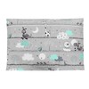 TupTam Children's Decorative Pillow Case Double Sided Design, Bear Mint