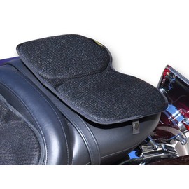 Skwoosh Motorcycle Passenger Gel Seat Pad for Sport Touring with Breathable Cooling Mesh Fabric | Made in USA