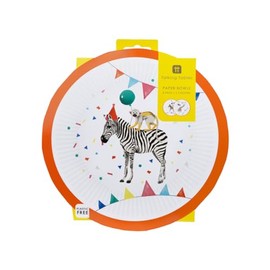 Talking Tables 8 x Safari Party Paper Bowls | Eco-Friendly Disposable Bowls, Fun Children's Party, Birthday Party, Animal Safari, Madagascar