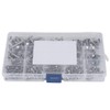 180pcs M3 M4 M5 M6 Stainless Steel Flat Head Self