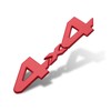 3D Metal, Universal Sticker, Double Sided Tape, Easy to Apply,