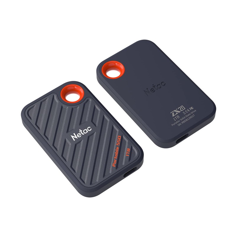 Netac 512GB Extreme Portable SSD External Solid State Drives Up
