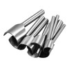 sourcing map Half-Round Leather Cutter Punch Set 5mm-50mm Strap End