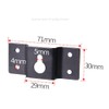 Fahgaer Speaker Wall Mount Bracket Ceiling Stand Clamp Surround Speaker
