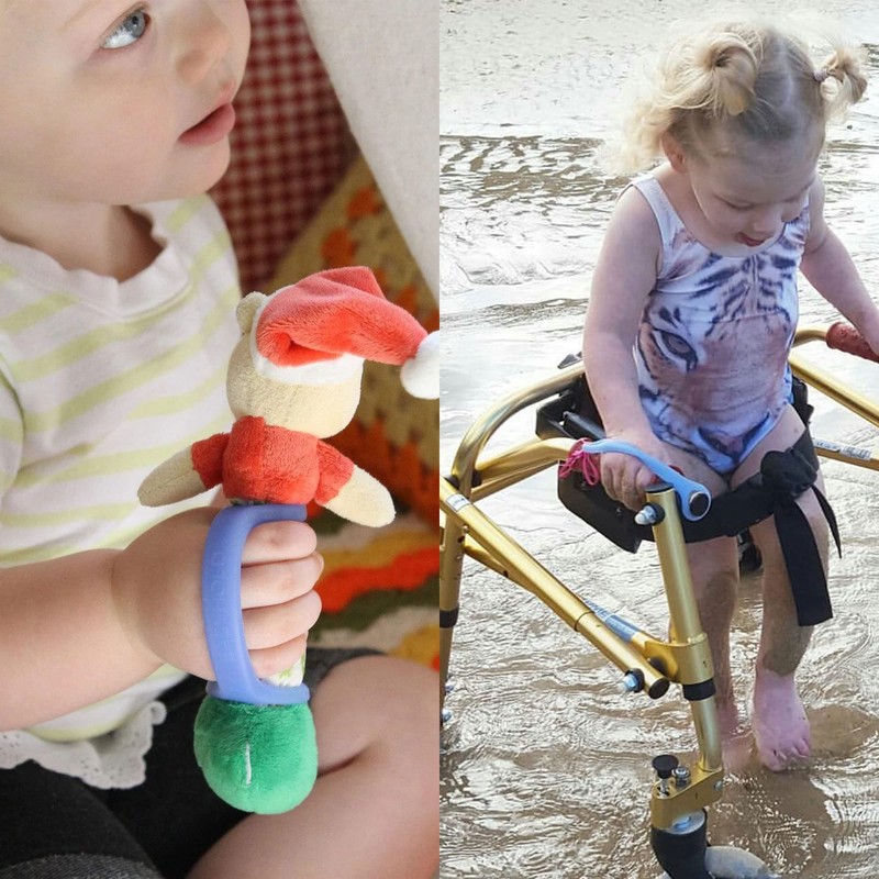 EaZyHold - Medium Blue 5 1/4" - Hand Grip Silicone