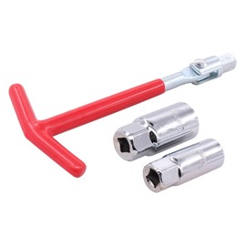 ApplianPar Spark Plug Socket Wrench T-Handle 16mm 5/8 Inch and 21mm 13/16 Inch Removal Tool for for Motorcycles Lawn mowers and Small Motor Vehicles