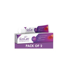 Kozicare Kojic Acid Cream | Whitening Cream | Saffron Face Cream | Tan Removal Cream | Face Cream for Glowing Skin | Non-Greasy & Lightweight | Face Cream for Men & Women - Pack of 2 (15g Each)