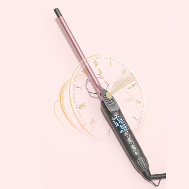 9mm Hair Curler Small Curling Iron Curling Tongs 80℃-230℃ Adjustable