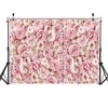 WOLADA Spring Pink Flower Wall Backdrop Mother's Day Photography Background