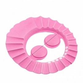 Baby Shampoo Cap Shower Hat Baby Ear Protection Shampoo Cap - Pink 4ea