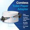 Tork Coreless Spindle Adapter for Home-style Toilet Paper Holders, Installs