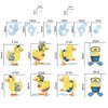 ufengke Little Yellow Ducks Wall Stickers Kids Bathroom Removable Vinyl