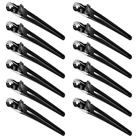 12pcs Pinzas Para Cabello Para Estilizar y Seccionar, Pinzas Para Cabello Estilista, Pinzas Para Peinar El Cabello, Pinzas Pelo, Clips De Corte De Cabello Para Salón y Hogar, Flequillo, Ondas