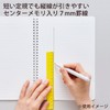 Maruman N479-33 Cocochi Ring Notebook, A5, Light Green, Set of