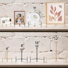 HEMYLU Display Stand for Plate, Foldable Metal Plate Stand for