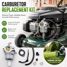 Carburetor Replacement Kit for Craftsman Riding Mowers – Compatible Fuel-Air Repair Part for LT & YT Models
