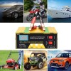Car Battery Charger Heavy Duty 12V/24V Smart Automatic Intelligent Pulse