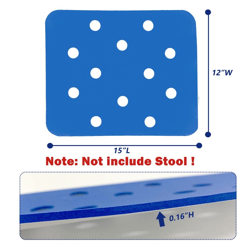 Bath Chair Seat Mat - Elderly Shower Bench Cushion Non-Slip