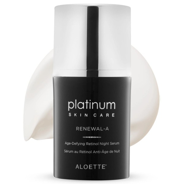 Aloette Retinol Serum for Face - Hydrating Vitamin C Face