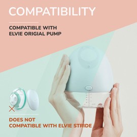 Duckbill Valves Compatible with Elvie Wearable Breast Pump,Use with Pump Seals and Pump Accessories,Breast Pumps for Breast Milk Storage & Breast Feeding Essentials,Replacement Parts for Elvie(4Pcs)