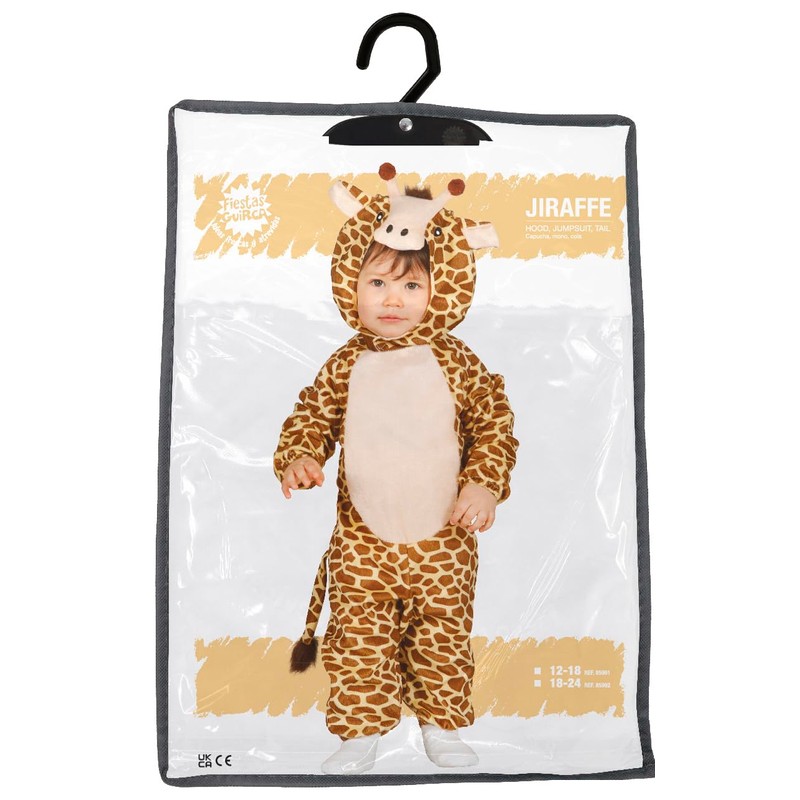 guirca Costume – Giraffe Baby, Size 12 – 24 Months