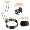 HARFINGTON 2Pcs Egg Rings 6" Stainless Steel Nonstick Pancake Cooking