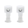 LC LICTOP Wall Hung Toilet Fixing Bolts Kit, Zinc Plated