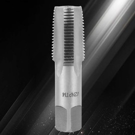 Fafeicy 1/2" Machine Tap Repair Tap Screw Tap Machine Plug CNC Machined High Hardness Superior Stainless Steel Thread Tap Metric Thread Tap