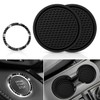 Ouzorp Car Cup Coasters (2 Pack) | Car Push Start