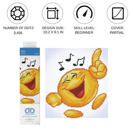 Diamond Dotz DD3-020 23x26cm Sing Smilie Diamond Painting Diamond Painting DIY Sparkling Picture for Kids Adults