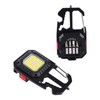 2 Pcs Keychain Work Light High Bright Mini COB Lamp