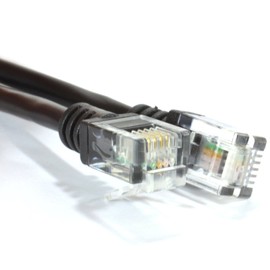 kenable ADSL 2+ High Speed Broadband Modem Cable RJ11 to RJ11 0.5m BLACK [0.5 metres]