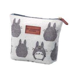 Marushin Pouch, Ghibli, My Neighbor Totoro, Large Totoro Silhouette, 1165039700, H 6.7 x W 8.5 x D 2.4 inches (17 x 21.5 x 6 cm)