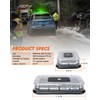 LUMENIX LED Roof Top Strobe Beacon Light Bar Rooftop Security