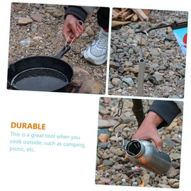 Kisangel 2sets Fish Mouth Spreaders Bottle Hanger Stainless Steel Camping Cooking Pot Hook 2pcs*2