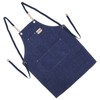 Cotton Canvas Apron Adjustable Cross Back Apron Kitchen Cooking Apron