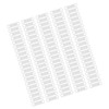 100pcs Clear Non Slip Silicone Clothes Hanger Grips Increased Friction