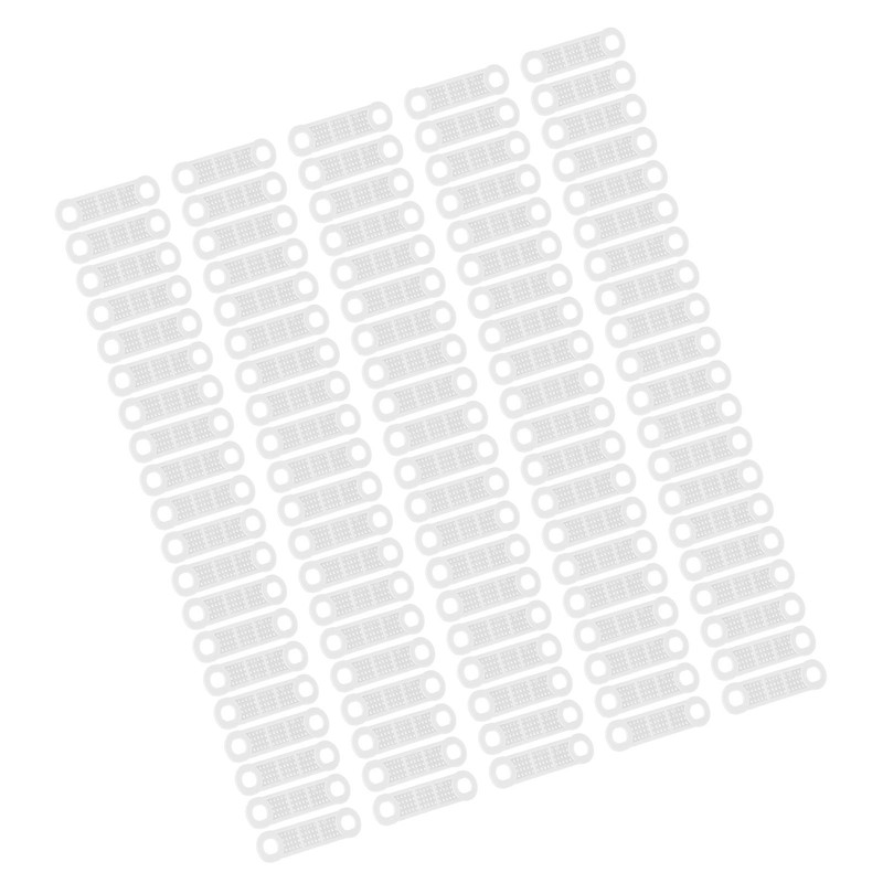 100pcs Clear Non Slip Silicone Clothes Hanger Grips Increased Friction